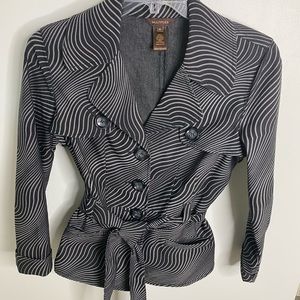 Multiples Jacket, black/silver, size M